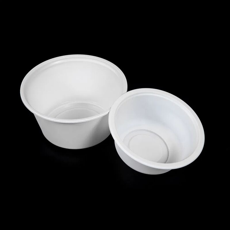 High Quality Biodegradable Cornstarch Disposable Bowl Salad Dessert Bowl - Image 2