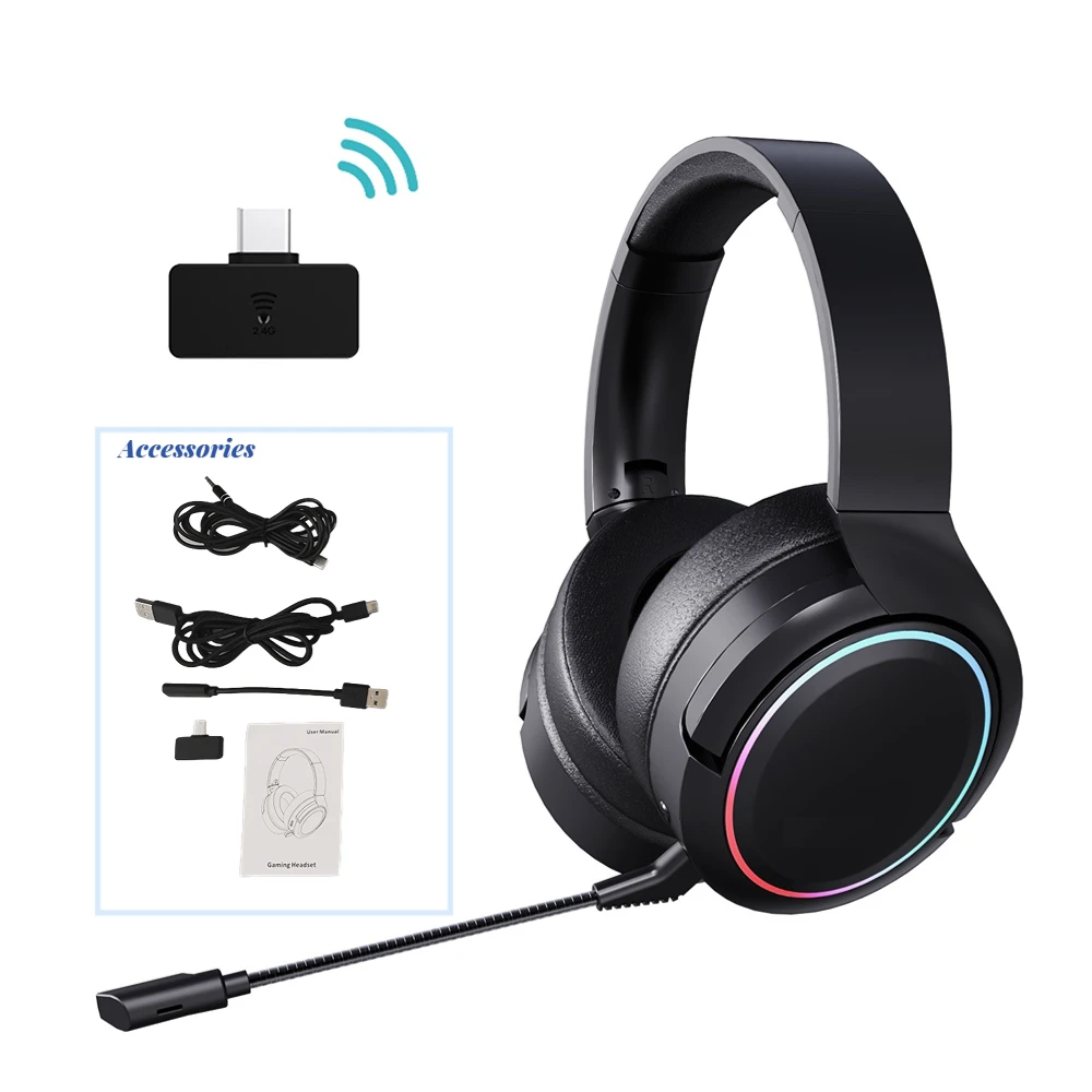 2.4G Wireless Headset Headphone Stereo